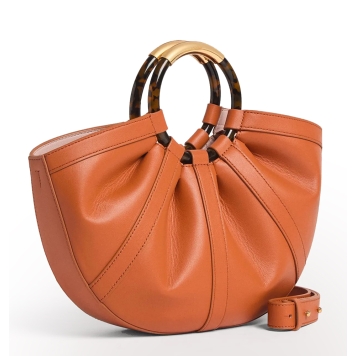 Τσάντα COCCINELLE Shell medium E1U5A180201 Πορτοκαλί