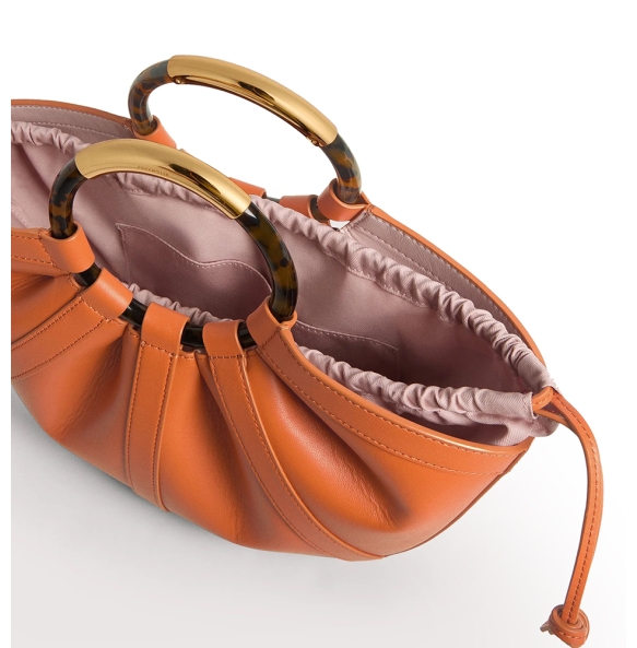 Τσάντα COCCINELLE Shell medium E1U5A180201 Πορτοκαλί