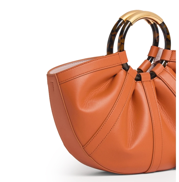 Τσάντα COCCINELLE Shell medium E1U5A180201 Πορτοκαλί