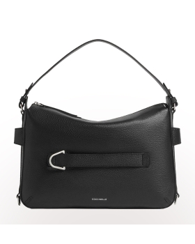 Τσάντα COCCINELLE Gretel Ribbon Medium E1U6C130501 Μαύρο