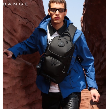 Σακίδιο χιαστί Sling Bag BANGE FW228 Μαύρο