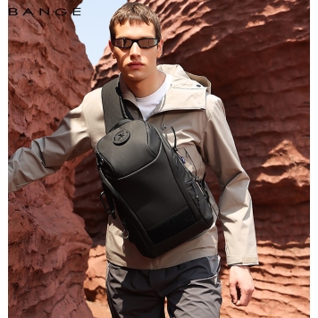Σακίδιο χιαστί Sling Bag BANGE FW227 Μαύρο