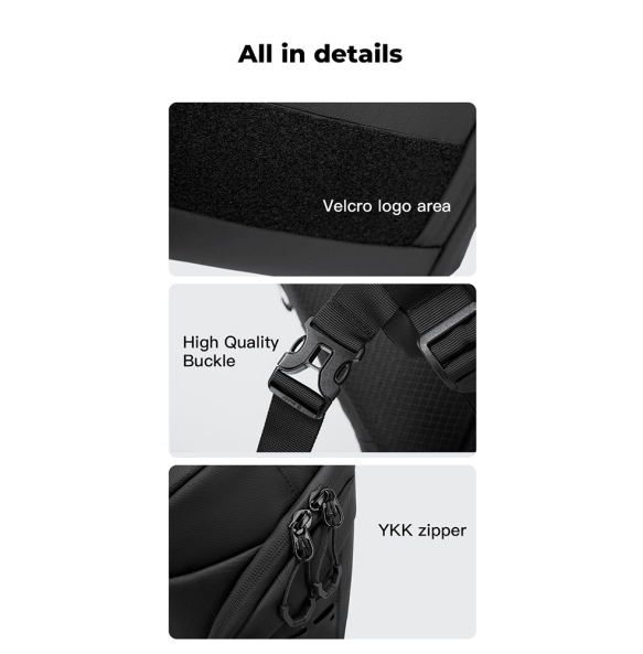 Σακίδιο χιαστί Sling Bag BANGE FW227 Μαύρο Σακίδιο χιαστί Sling Bag BANGE FW227 Μαύρο