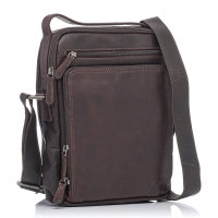 Τσαντάκι χιαστί RCM Leather H14 Καφέ