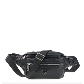 Τσαντάκι Μέσης GUESS Berlin Bumbag HMBEPOP6456 Μαύρο
