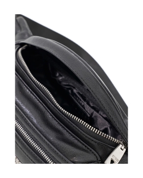 Τσαντάκι Μέσης GUESS Berlin Bumbag HMBEPOP6456 Μαύρο