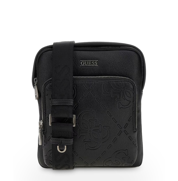 Τσάντα GUESS Boston Crossbody Flat HMBOMGP5423 Μαύρο