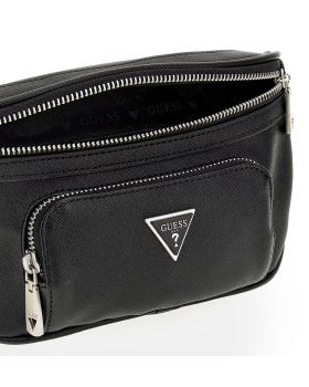 Τσαντάκι Μέσης GUESS Milano Compact Bumbag HMECSAP3332 Μαύρο