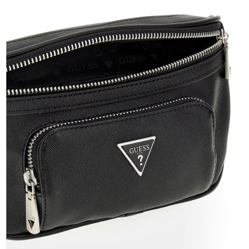 Τσαντάκι Μέσης GUESS Milano Compact Bumbag HMECSAP3332 Μαύρο