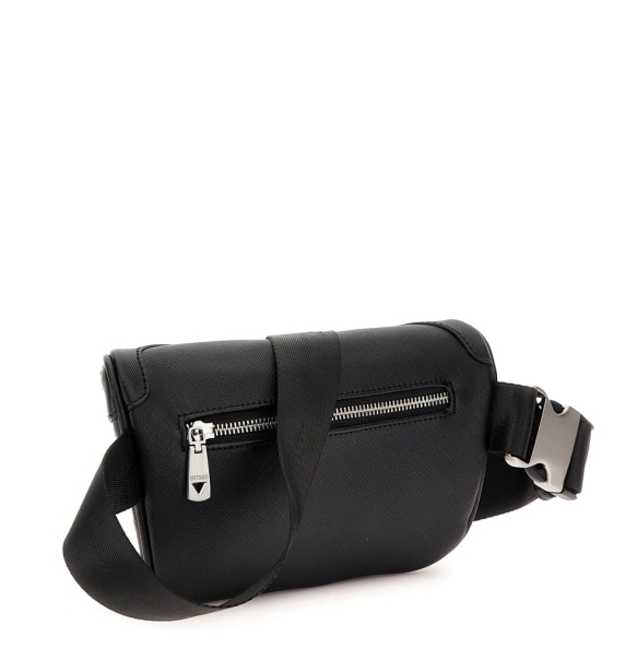 Τσαντάκι Μέσης GUESS Milano Compact Bumbag HMECSAP3332 Μαύρο