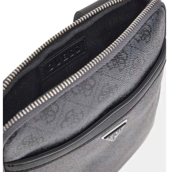Τσάντα GUESS Vezzola HMEVZLP2223 Γκρι/Μαύρο