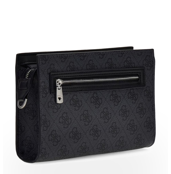 Τσαντάκι Χειρός GUESS Milano Clutch HMMILOP6157 Ανθρακί Τσαντάκι Χειρός GUESS Milano Clutch HMMILOP6157 Ανθρακί