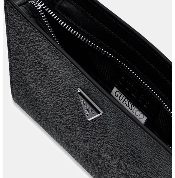 Τσαντάκι Χειρός GUESS Milano Clutch HMMILOP6157 Ανθρακί Τσαντάκι Χειρός GUESS Milano Clutch HMMILOP6157 Ανθρακί