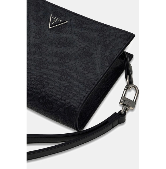 Τσαντάκι Χειρός GUESS Milano Clutch HMMILOP6157 Ανθρακί Τσαντάκι Χειρός GUESS Milano Clutch HMMILOP6157 Ανθρακί