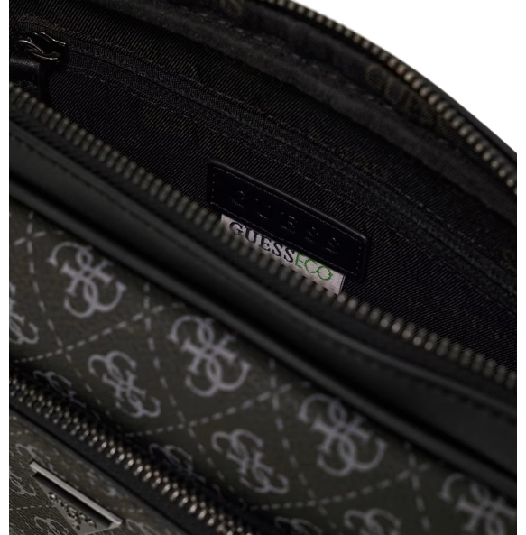 Τσαντάκι Μέσης GUESS Milano Large Bumbag HMMILOP6398 Μαύρο