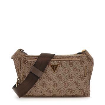 Τσαντάκι Μέσης GUESS Milano Flat Bumbag HMMILOP5214 Μπεζ