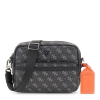Τσάντα GUESS Milano Crossbody Double ZIp HMMILOP5422 Μαύρο