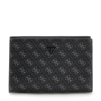 Τσαντάκι Χειρός GUESS Milano Clutch HMMILOP6157 Μαύρο