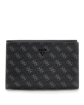 Τσαντάκι Χειρός GUESS Milano Clutch HMMILOP6157 Μαύρο