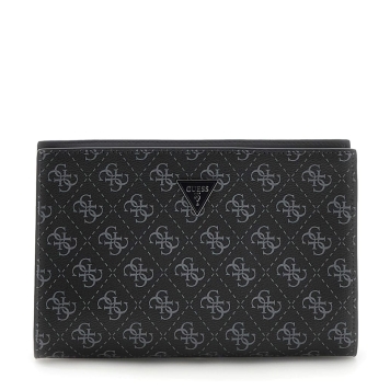 Τσαντάκι Χειρός GUESS Milano Clutch HMMILOP6157 Μαύρο