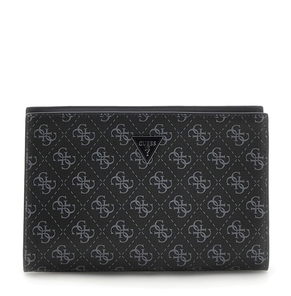 Τσαντάκι Χειρός GUESS Milano Clutch HMMILOP6157 Μαύρο