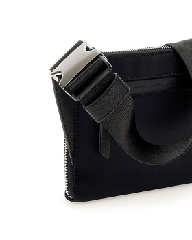 Τσαντάκι Μέσης GUESS Milano Bumbag S HMMINYP5214 Μαύρο