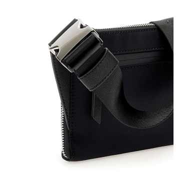 Τσαντάκι Μέσης GUESS Milano Bumbag S HMMINYP5214 Μαύρο