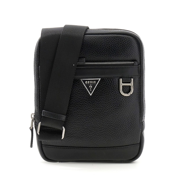 Τσάντα χιαστί GUESS Monaco HMMOGRP6159 Μαύρο Τσάντα χιαστί GUESS Monaco HMMOGRP6159 Μαύρο