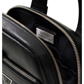 Τσάντα χιαστί GUESS Monaco HMMOGRP6159 Μαύρο