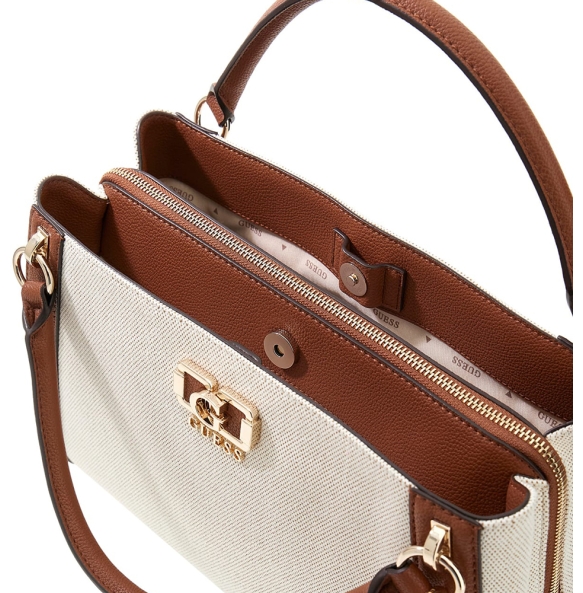 Τσάντα GUESS Karnilla Girlfriend Sathel HWAG9719070 Μπεζ