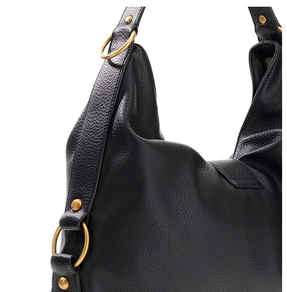 Τσάντα GUESS Camden Large Shoulder HWBB9308020 Μαύρο