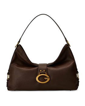 Τσάντα GUESS Camden Large Shoulder HWBB9308020 Καφέ