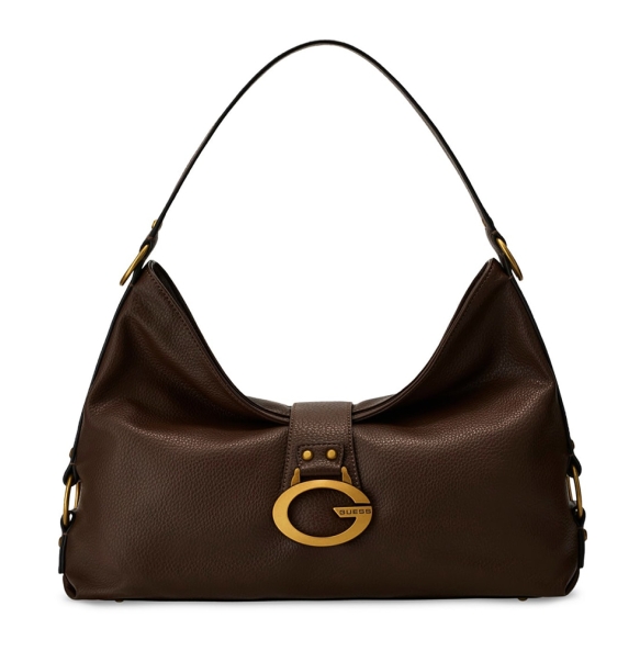 Τσάντα GUESS Camden Large Shoulder HWBB9308020 Καφέ
