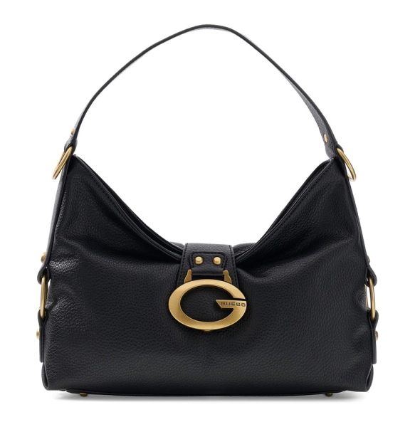 Τσάντα GUESS Camden Shoulder HWBB9308180 Μαύρο Τσάντα GUESS Camden Shoulder HWBB9308180 Μαύρο