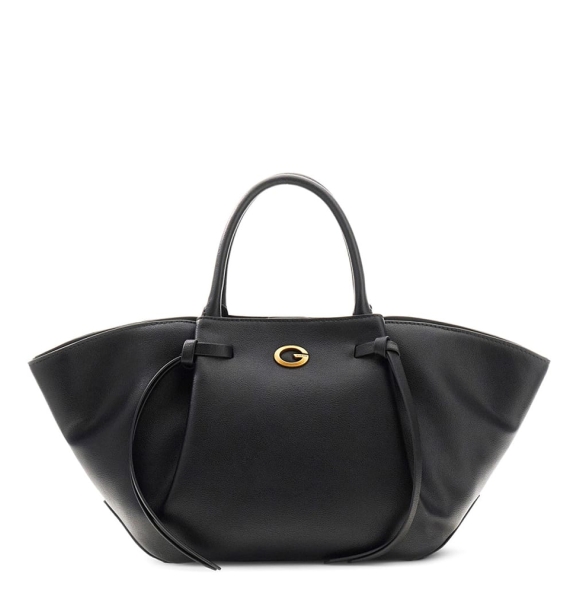 Τσάντα GUESS Allegra Girlfriend Satchel HWBG2237060 Μαύρο