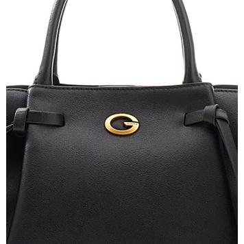 Τσάντα GUESS Allegra Girlfriend Satchel HWBG2237060 Μαύρο