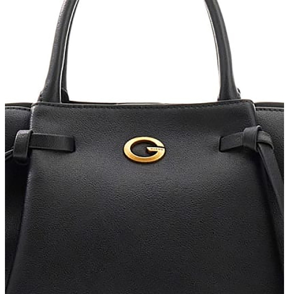 Τσάντα GUESS Allegra Girlfriend Satchel HWBG2237060 Μαύρο