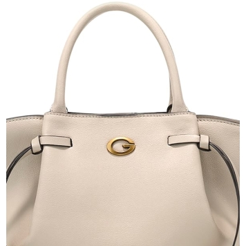 Τσάντα GUESS Allegra Girlfriend Satchel HWBG2237060 Ιβουάρ