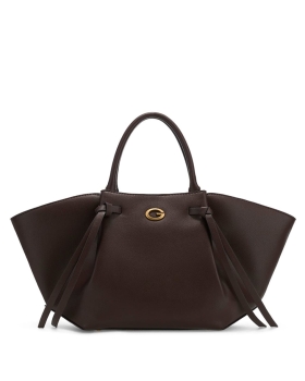 Τσάντα GUESS Allegra Girlfriend Satchel HWBG2237060 Καφέ