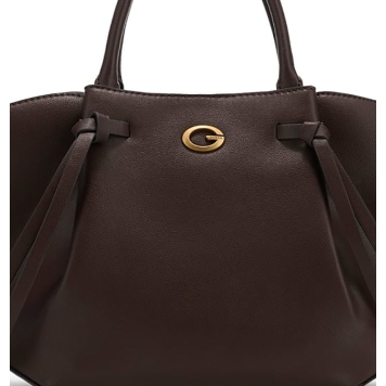 Τσάντα GUESS Allegra Girlfriend Satchel HWBG2237060 Καφέ
