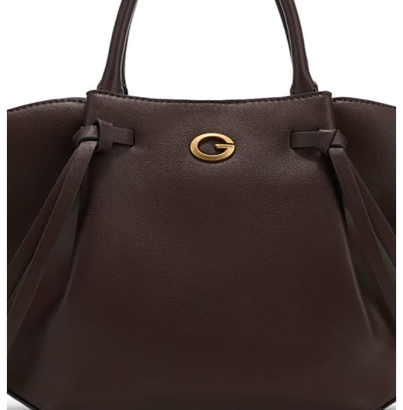 Τσάντα GUESS Allegra Girlfriend Satchel HWBG2237060 Καφέ