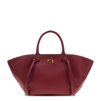 Τσάντα GUESS Allegra Girlfriend Satchel HWBG2237060 Κόκκινο