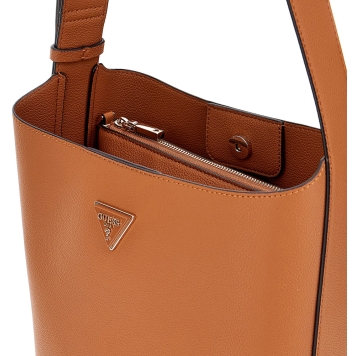 Τσάντα GUESS Meridian Bucket HWBG6974040 Καφέ