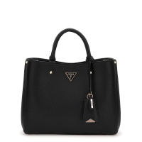 Τσάντα GUESS Meridian Girlfriend Satchel HWBG6974060 Μαύρο