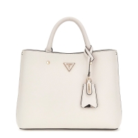 Τσάντα GUESS Meridian Girlfriend Satchel HWBG6974060 Ιβουάρ