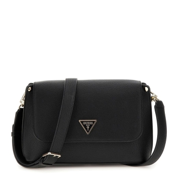 Τσάντα GUESS Meridian Flap Crossbody HWBG6974200 Μαύρο