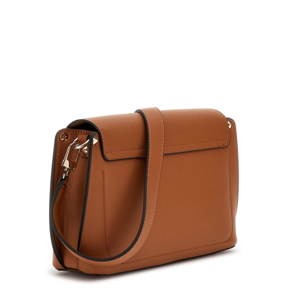Τσάντα GUESS Meridian Flap Crossbody HWBG6974200 Καφέ Τσάντα GUESS Meridian Flap Crossbody HWBG6974200 Καφέ