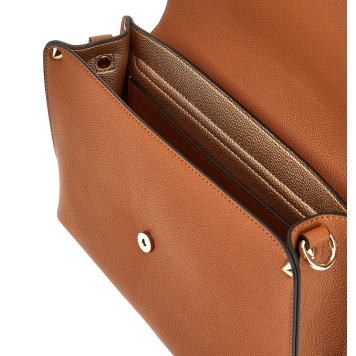 Τσάντα GUESS Meridian Flap Crossbody HWBG6974200 Καφέ