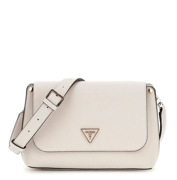Τσάντα GUESS Meridian Flap Crossbody HWBG6974200 Λευκό