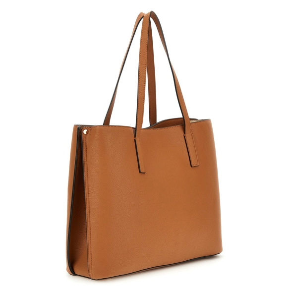 Τσάντα GUESS Meridian Girlfriend Tote HWPG9648230 Καφέ